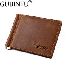 Genuine Leather Men Wallet For Money Male Business Card Holder Slim Purse Bag Porte Carte Credit ID Cover Bank Case Bus Pocket 2024 - buy cheap
