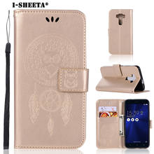 I-sheeta For Asus Zenfone 3 Max ZC520TL ZC553KL Leather Case For Zenfone 3 Laser ZC551KL Flip Cover Wallet Stand Owl Phone Shell 2024 - buy cheap