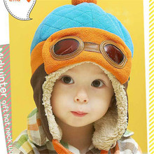 Gorro de invierno para bebés, sombrero cálido para piloto 2024 - compra barato