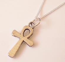 New Hot Vintage Tibetan Silver - Ankh Cross  - Charm Pendant Necklace Fashion Statement necklace Protection Spiritual Jewelry 2024 - buy cheap