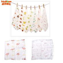 6 Layers Baby Handkerchief Square Towel Muslin Cotton Infant Face Towel Wipe Cloth 30x30cm 2024 - buy cheap