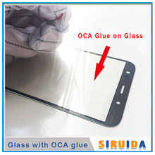 10pcs/bag Lens with OCA Glue For Samsung Galaxy J8 2018 J810 LCD Touch Screen Front Outer Glass Repairing 2024 - buy cheap
