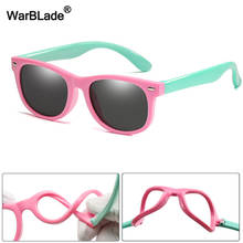 WarBlade New Kids Polarized Sunglasses TR90 Boys Girls Sun Glasses Silicone Safety  Glasses Gift For Children Baby UV400 Eyewear 2024 - купить недорого