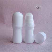 Botellas de plástico blancas enrollables de 30ml, contenedor de cosméticos desodorante enrollable de 30cc con bola de rodillo grande F20171435 2024 - compra barato