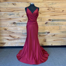 Burgundy Long Evening Dress New Arrival Backless Sweep Train Mermaid Style Spaghetti Straps Special Occasion Prom Gowns Custom 2024 - buy cheap