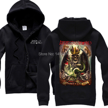 Cool Skull King demon Avenged Sevenfold A7X-Sudadera con capucha de algodón Rock, chaqueta punk con cremallera, forro polar 2024 - compra barato