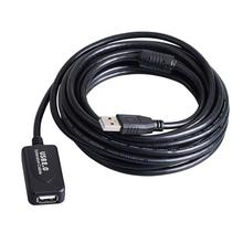 Cabo de extensão usb 2.0, extensor de sinal para impressora, 10m, usb macho para fêmea, amplificador de sinal 2024 - compre barato