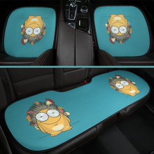 Car cushion a single summer cool cushion cartoon car cushion four seasons ice silk three-piece cushion 2024 - buy cheap