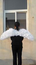 EMS Free shipping Children' Unique beautiful Birthday gift Fairy white wings for party show wedding decorations feather series 2024 - buy cheap