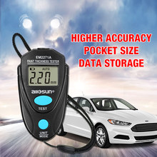 Medidor de espessura de carro em2271a, medidor de revestimento digital fe/nfe de 0.00 a 2.20mm para medir espessura do carro 2024 - compre barato