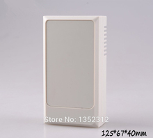 2 pcs/lot 125*67*40mm plastic enclosure with ears for mounting PLC electronic box project enclosure electrical project box 2024 - buy cheap