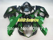 S370 TOP Green flames black full Fairing for SUZUKI GSXR1000 2003 2004 GSX-R1000 03 04 GSXR1000 K3 03 04 2003 2003 2024 - buy cheap