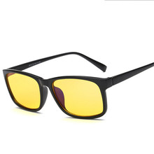 Anti-Luz Azul gafas de defensa-radiación computadora gafas hombres y mujeres conducir de noche amarillo lentes de gafas 2024 - compra barato