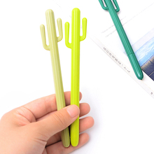 3 pcs/lot Novelty Cartoon Cute Cactus Gel Pen 0.38mm Korean Gift Neutral Pens For School Writing Office Supplies Stationery 2024 - buy cheap