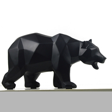 Escultura abstracta sencilla de oso Polar, estatua de artesanía de oso moderno, accesorios de decoración del hogar 2024 - compra barato