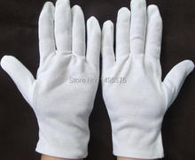 120pairs/lot White Formal Gloves Tuxedo Honor Guard Parade Santa Men Inspection Gloves Etiquette glove 2024 - buy cheap