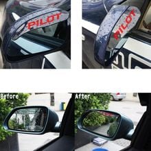 Car Rain Guards Rear View Weatherstrip Protection Sticker For Honda Vezel Xr-V Cr-Z Grace Insight Jazz Pilot Stepwgn Accessories 2024 - buy cheap