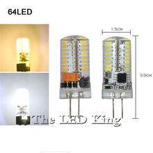 Lâmpada led milho g4 de 12v/ac 220v 110v smd3014 3w 6w 9w 12w para substituição, lâmpada halógena de 30w/60w com ângulo de feixe de 360, 1 peça 2024 - compre barato