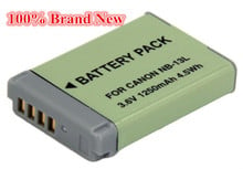 1250mah brand new Replacement Camera Battery For Canon NB-13L NB13L NB-13LH G7X 2024 - buy cheap