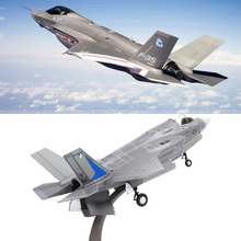 Avión de combate F35 del Ejército de la Marina de EE. UU. A escala 1/72, modelos de avión, juguetes para niños y adultos para exhibición 2024 - compra barato