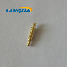 Tangda DHL/EMS D2 * 10mm + 2 milímetros cauda 1 K PCS pogo pin conector de mola Da Bateria 1.2A 1 P Através Do Orifício 2024 - compre barato