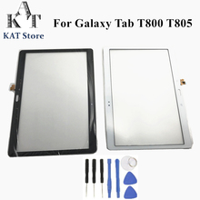 Painel de vidro digitalizador frontal de 10.5 polegadas, tela de toque + ferramentas para samsung galaxy tab s 10.5 lte flash t805 vs t805s t805l/t805k 2024 - compre barato