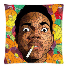 Chance the Rapper Decorative Cotton Line Cushion Cover Square Safa Throw Pillow Case DIY Custom Pillow Cover 45X45CM 2024 - buy cheap