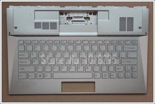 NEW US laptop keyboard for Sony Vaio D132 SVD13228SCW SVD13 English backlight Silver keyboard with Palmrest Cover 2024 - buy cheap