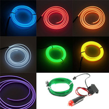 High Bright Ultra Long Life Car Light Lamp Auto New 3M 12V LED Low Consumption Interior Decorative Atmosphere Wire Strip#266680 2024 - buy cheap
