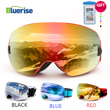 BLUERISE UV400 Skiing Eyewear Anti-Fog Double Lens Glasses Ski Men Women Snowboard Goggles Snow Ski Goggles In Skiing Eyewear 2024 - buy cheap