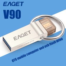 EAGET V90 USB 3.0 + OTG Micro USB Flash Drive 64GB 32GB 16GB Pendrive Portable USB Stick Storage Pen Drive Memory Stick 2024 - buy cheap