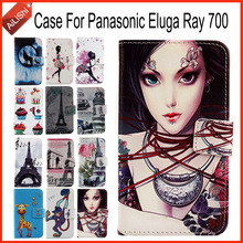 AiLiShi Case For Panasonic Eluga Ray 700 Flip PU Leather Case Ray 700 Panasonic Exclusive 100% Special Phone Cover Skin+Tracking 2024 - buy cheap