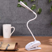 Desk Lamps Table Light Fashion Adjustable USB Rechargeable LED With Clip Touch Switch Dimmable Student Lamp 2024 - buy cheap