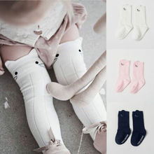 STOCK Cartoon Cotton Baby Kid Girl Toddler Knee High Socks Cute Tights Lovely Stockings 2024 - buy cheap
