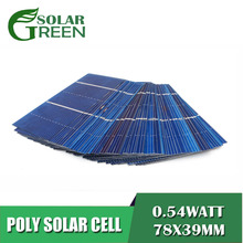 Panel Solar fotovoltaico policristalino, placa de células solares de 100 W, 78X39mm, DIY, cargador de batería 2024 - compra barato