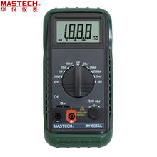 Портативный цифровой измеритель емкости MASTECH MS6013A (MY6013A) 1999 отсчетов, 3 1/2, тестер конденсатора 200pF до 20mF, оптовая продажа, 1 шт. 2024 - купить недорого