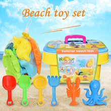 Набор детских песочных игрушек, лопатка-грабли, песочные инструменты для детей, k503 2024 - купить недорого