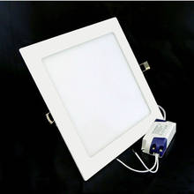 25 Watt Square LED Panel Light Recessed Kitchen Bathroom Lamp AC85-265V LED lighting Warm White/Natural/Cool White Free shipping 2024 - buy cheap