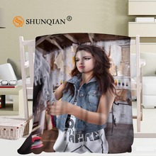 Selena Gómez manta suave DIY sofá cama manta chico adultos manta personalizada 56x80Inch50X60Inch40X50Inch 2024 - compra barato