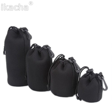 Camera Neoprene DSLR Lens Soft Pouch Protector Case Bag For Canon Nikon Sony S M L XL 2024 - buy cheap