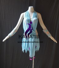 KAKA-L1559, женская танцевальная одежда, девушки бахрома латинское платье, сальса платье Танго Самба Румба Чача платье, танец латинский платье 2024 - купить недорого