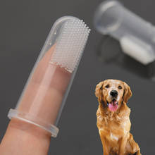 1 Pcs Super Soft Pet Finger Toothbrush Teddy Dog Brush Addition Bad Breath Tartar Teeth Care Dog Cat Cleaning Supplies 2024 - buy cheap