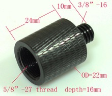 new Thread Adapter Microphone Stand 5/8" 27 Female to 3/8"-16 male camera tripod 2024 - buy cheap