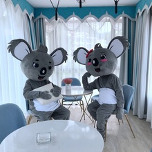 Animal Koala Mascot Costume Cartoon Character Performance Clothing Mascot Costume for Halloween Carnival Birthday Party Dress 2024 - buy cheap