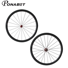 Прямые U-образные велосипедные колеса PONABET с керамической ступицей подшипника R36, всего 1360 г, Ширина 23 мм, 38 мм 2024 - купить недорого