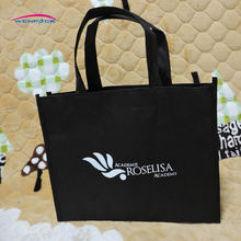 Bolsa de tela no tejida con logotipo impreso personalizado, 40x30x10cm 2024 - compra barato