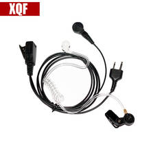 XQF Covert Acoustic Tube Earphone with in-line clip PTT mic for ICOM 2-Way Radios F3G, F4G, F11, F11S 2024 - buy cheap