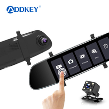 ADDKEY 7 inch touch screen Car DVR Camera 1080P Dual Lens Car Cameras earview mirror Loop record Car Recorder Registrar Dash cam 2024 - buy cheap
