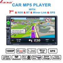 NEW!!!! 7 inch HD Car GPS Navigation FM Bluetooth AVIN Map Free Upgrade Navitel Europe Sat nav Truck gps navigators automobile 2024 - buy cheap