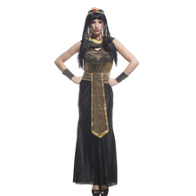 Fantasia de cleópatra, faraó e deusa grega antiga, traje para halloween, festa de máscaras, cleópatra, egito 2024 - compre barato